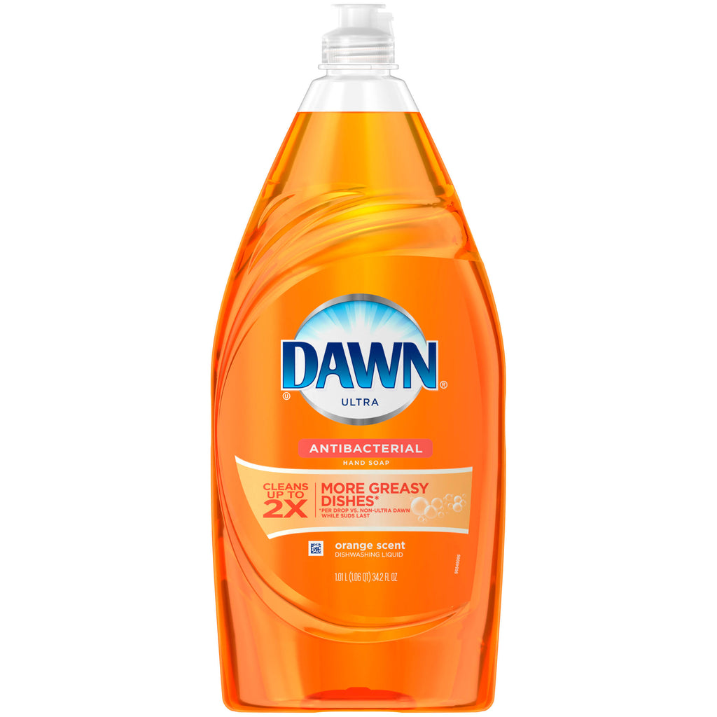 Antibacterial Orange Dish Soap, 34.2 oz G32804