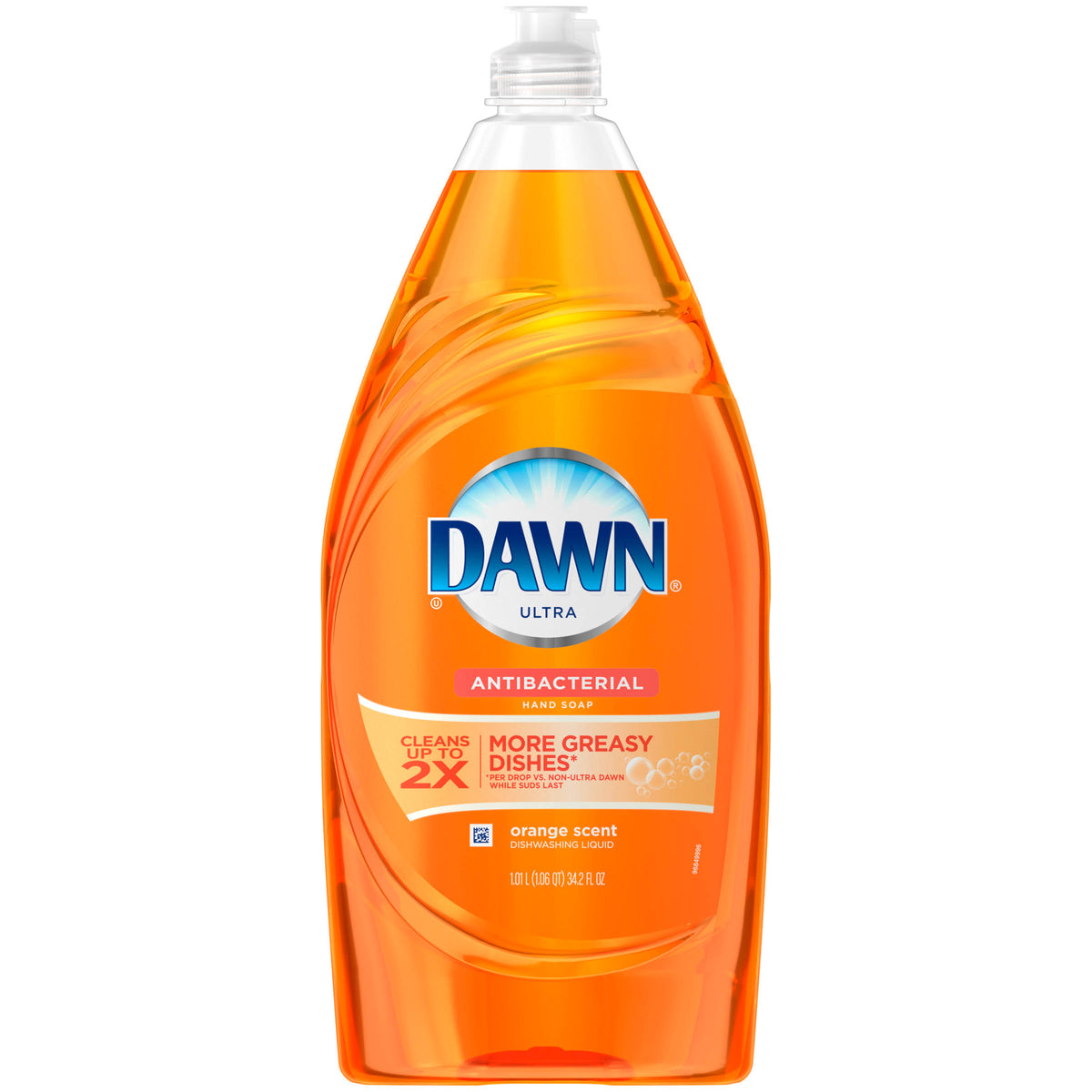 Antibacterial Orange Dish Soap, 34.2 oz G32804