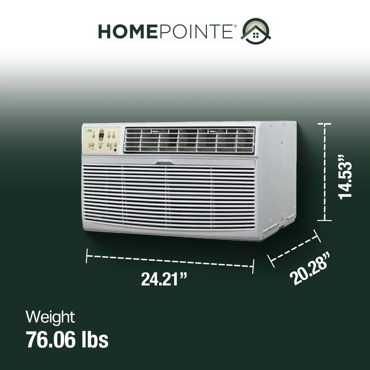 12,000 BTU 230 Volt Through The Wall Air Conditioner L3906