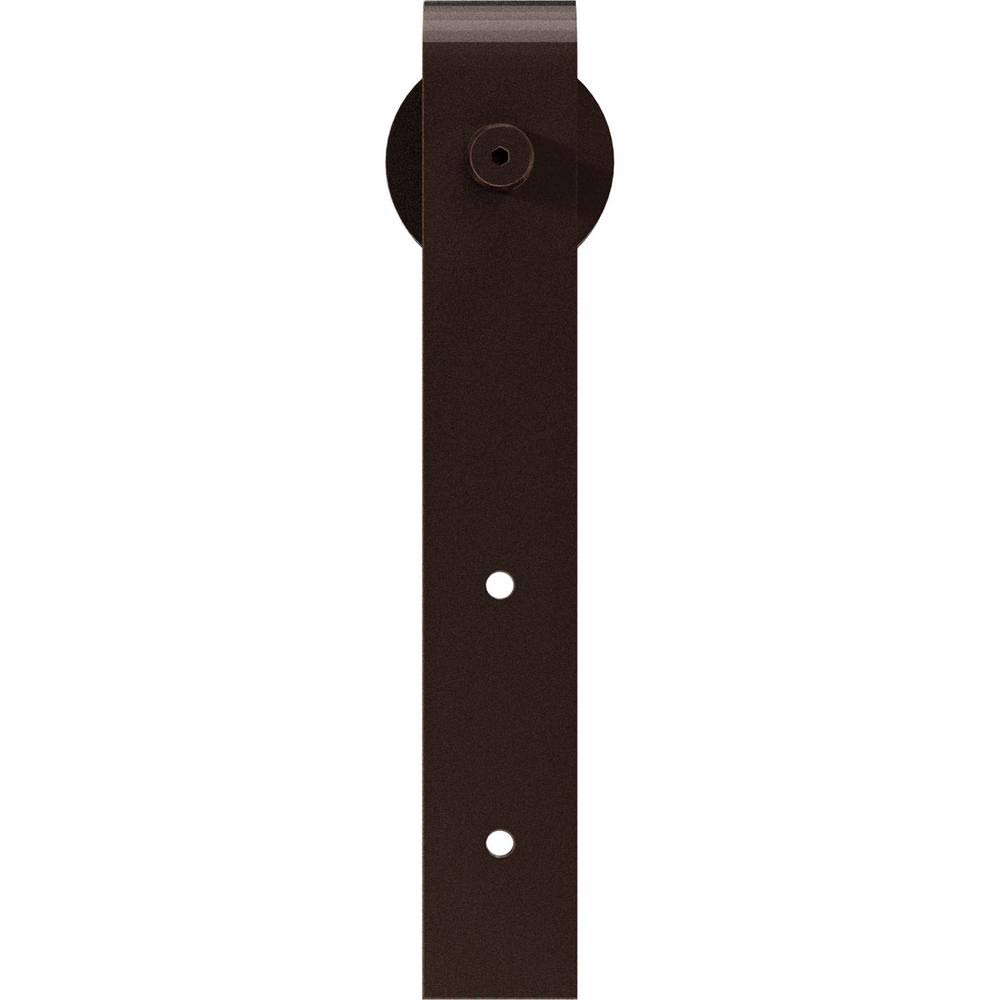 Rustic Brown Roller Hanger for Barn Door A19652