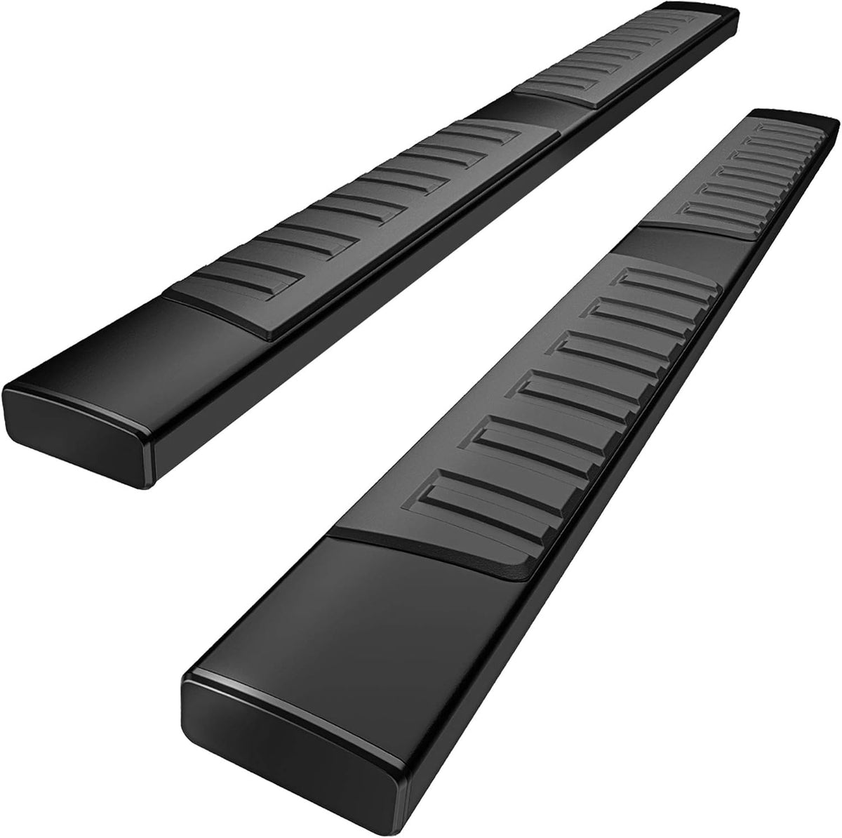6 Inches Aluminum Black Side Steps Running Boards W149