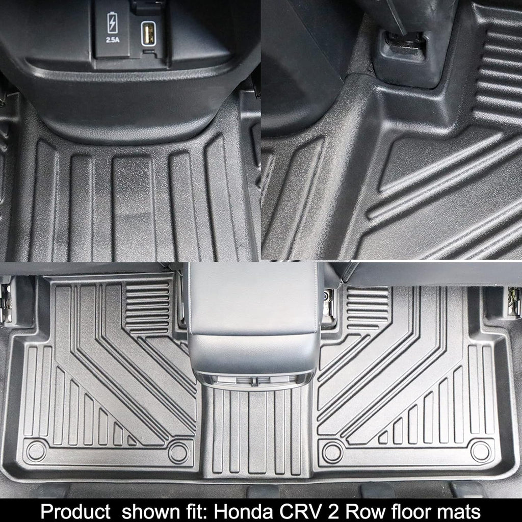 Black All-Weather Rubber Floor Mats K50794