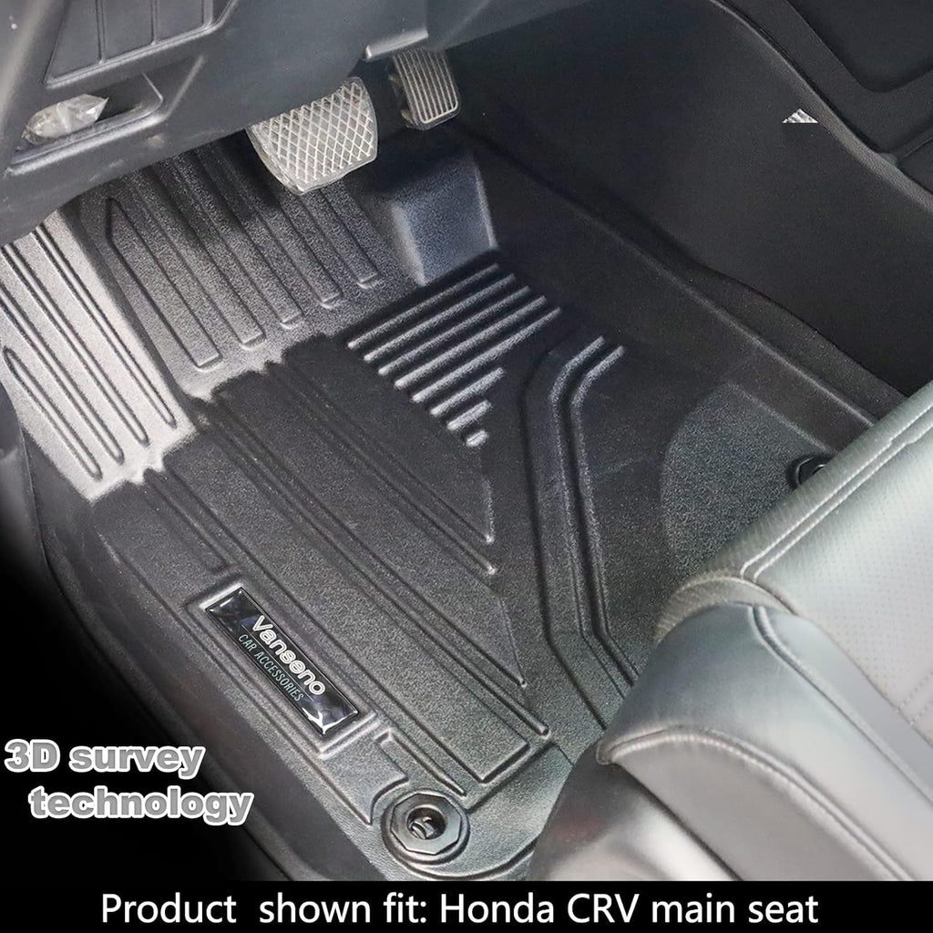 Black All-Weather Rubber Floor Mats K50794