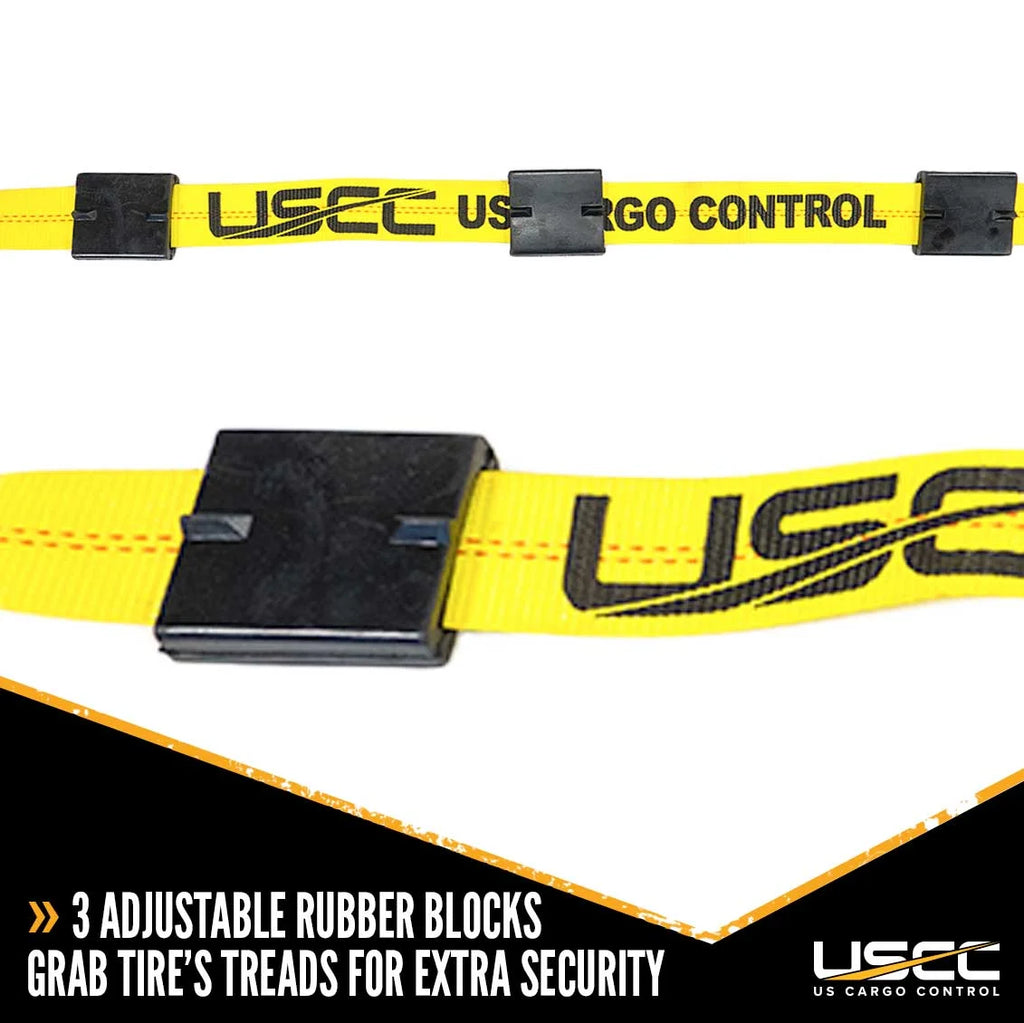 2" x 10' Wheel Strap with 2 Swivel J Hooks R53381