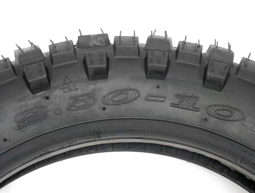 2.50-10 Knobby Tread Motorcycle Tire G344