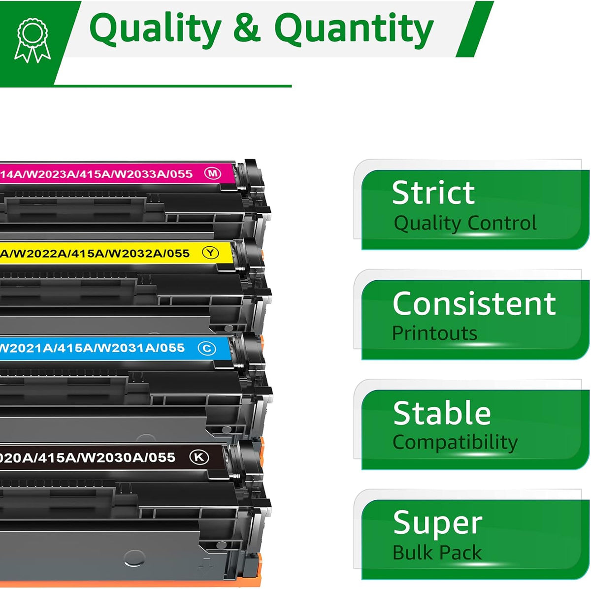 Compatible Toner Cartridge 4-Pack (BCYM) T64816
