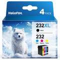 4 Pack 232XL Ink Cartridges (1 Black, 1 Cyan, 1 Magenta, 1 Yellow) A782352