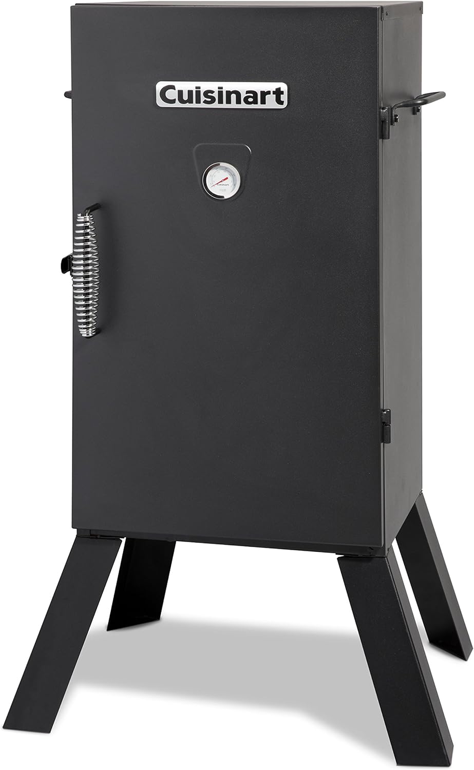 Black Vertical Propane Smoker with Four Removable Shelves J992382