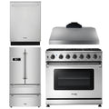 36 Propane Gas Range, Range Hood, Refrigerator, Dishwasher E52283