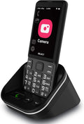 Yellow Unlocked 4G Senior Cell Phone Dual Card Dual Standby with Charging Dock Speaker Pack of 2 Y469922