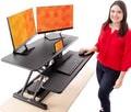 Electric Standing Desk Converter with Wireless Charging J820703