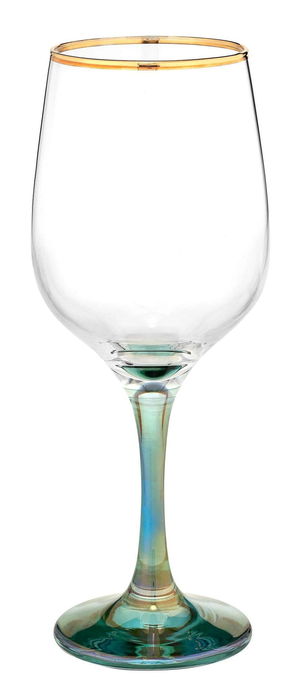 Set of 4 Italian Crystal Wine Water Beverage Glasses W365779