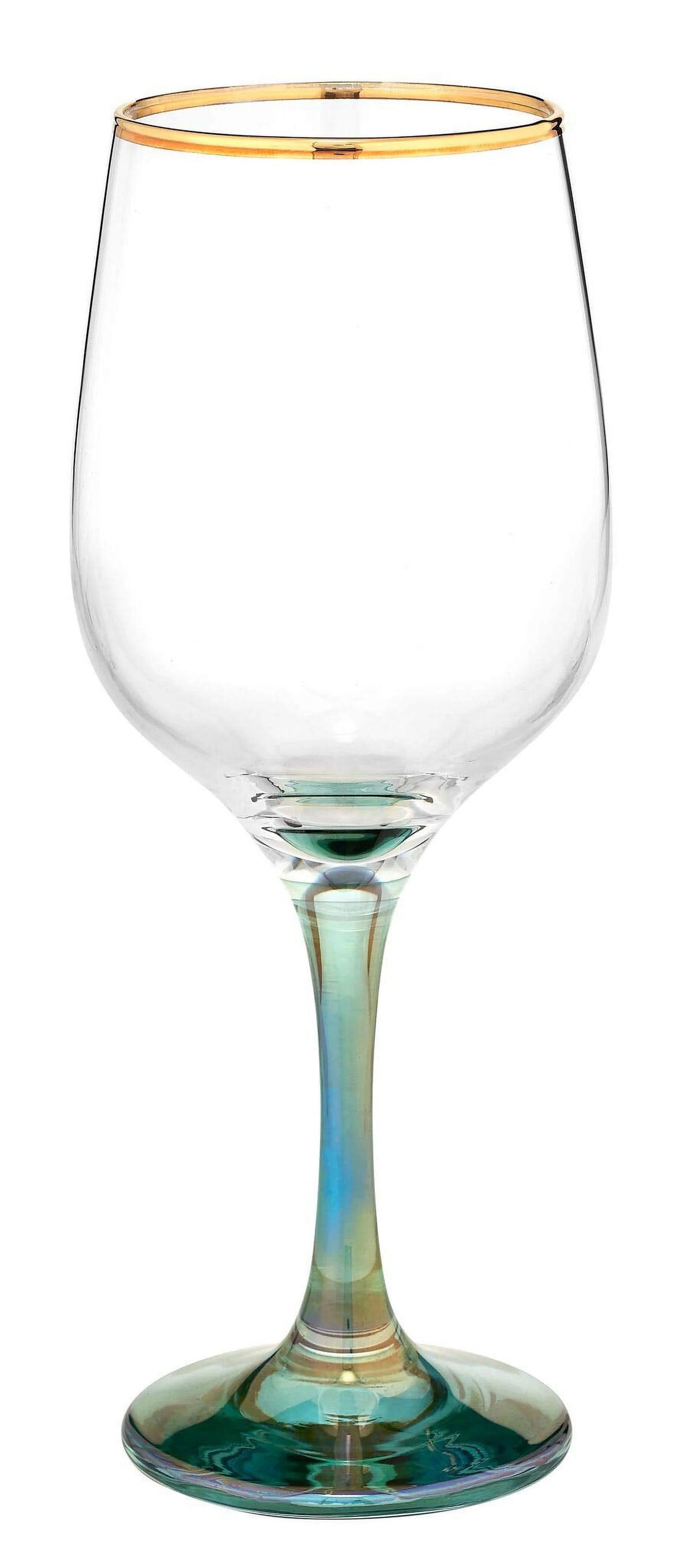 Set of 4 Italian Crystal Wine Water Beverage Glasses W365779