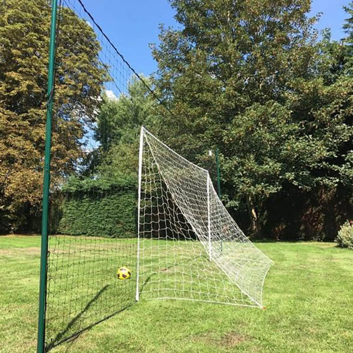 Soccer Practice Net Rebounder Backstop with Goal W4567