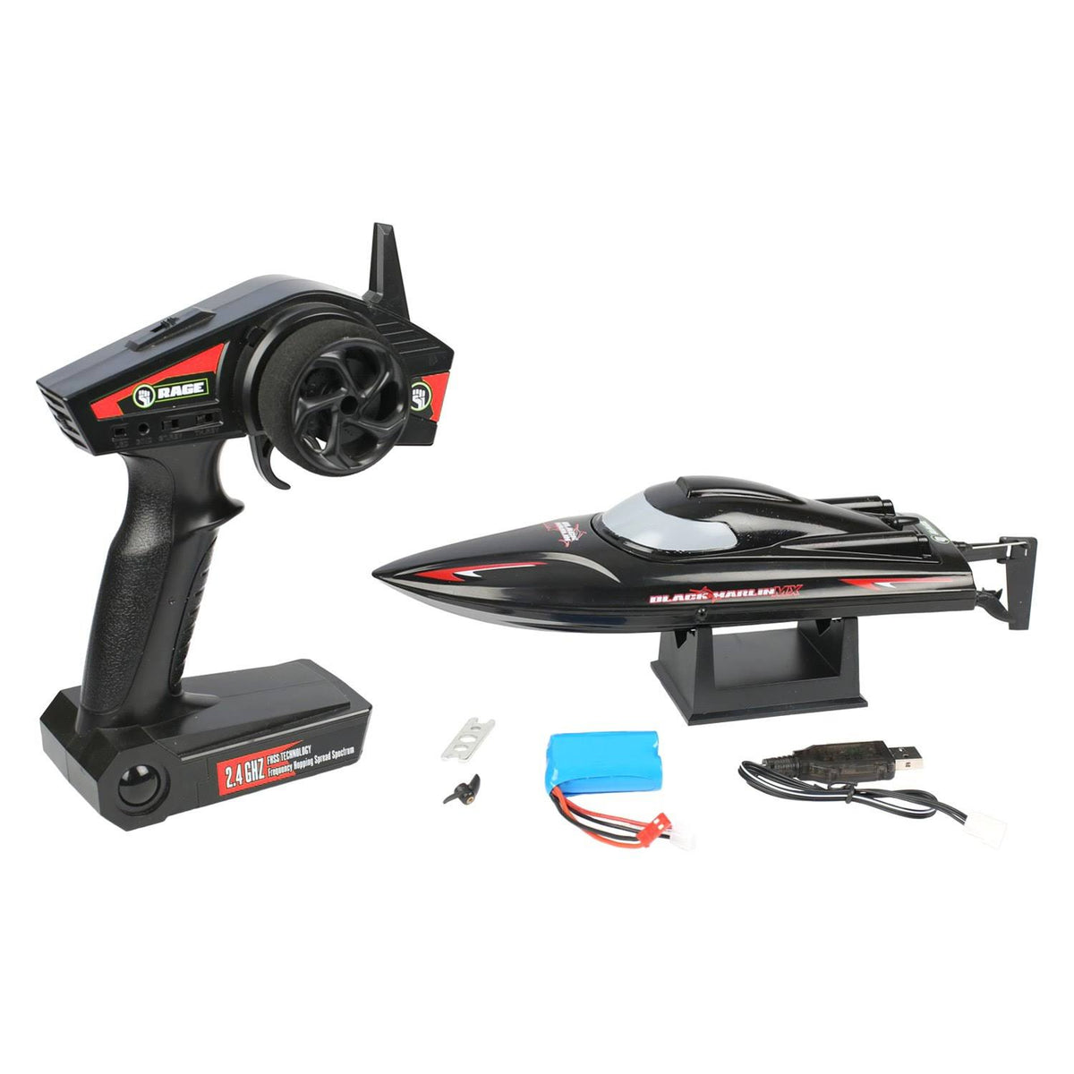 Black RTR Boat H743992