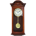 Mahogany Brown Chiming Pendulum Wall Clock Z781742