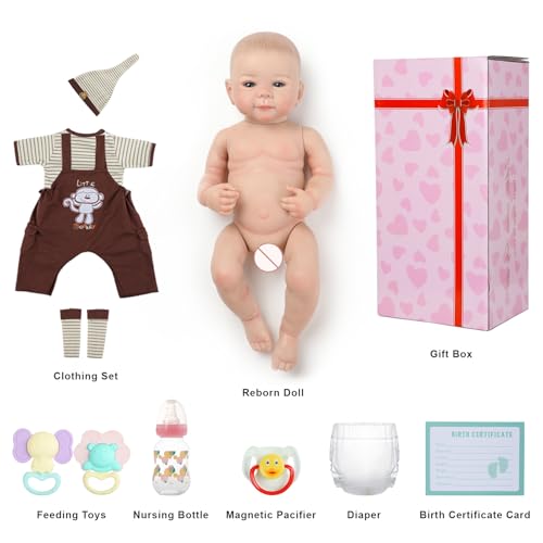 20" Realistic Lifelike Newborn Baby Doll Full Vinyl Body B89679