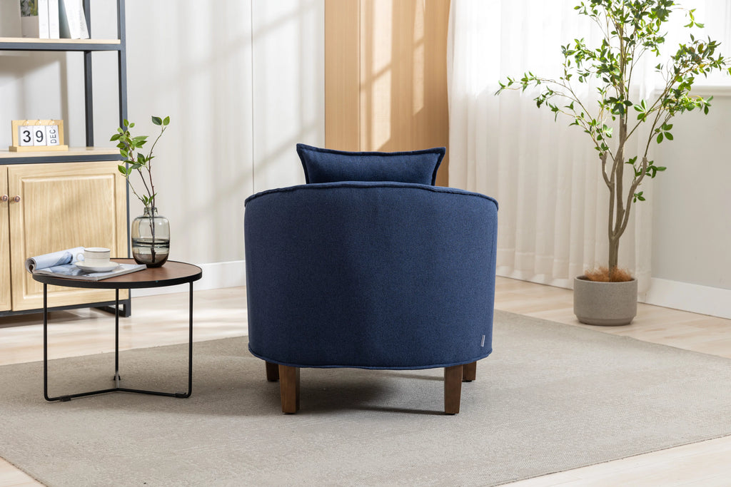 Accent Chair with Ottoman T144