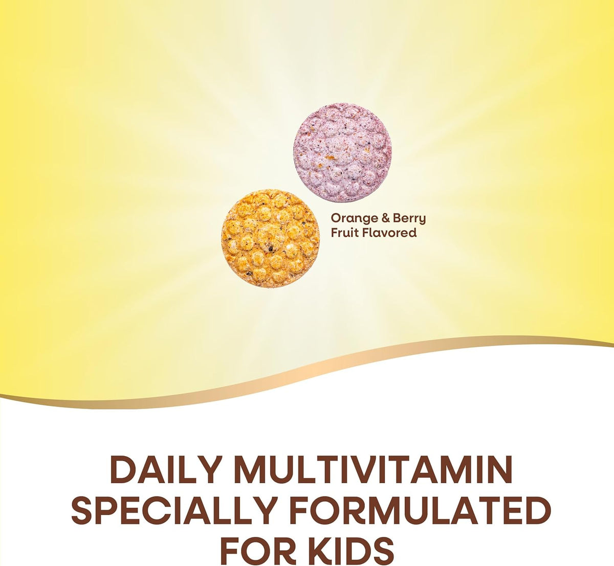 Children's Daily Chewable Multivitamin, Orange & Berry Fruit Flavored, Gluten Free, 120 Chewable Tablets Q889987