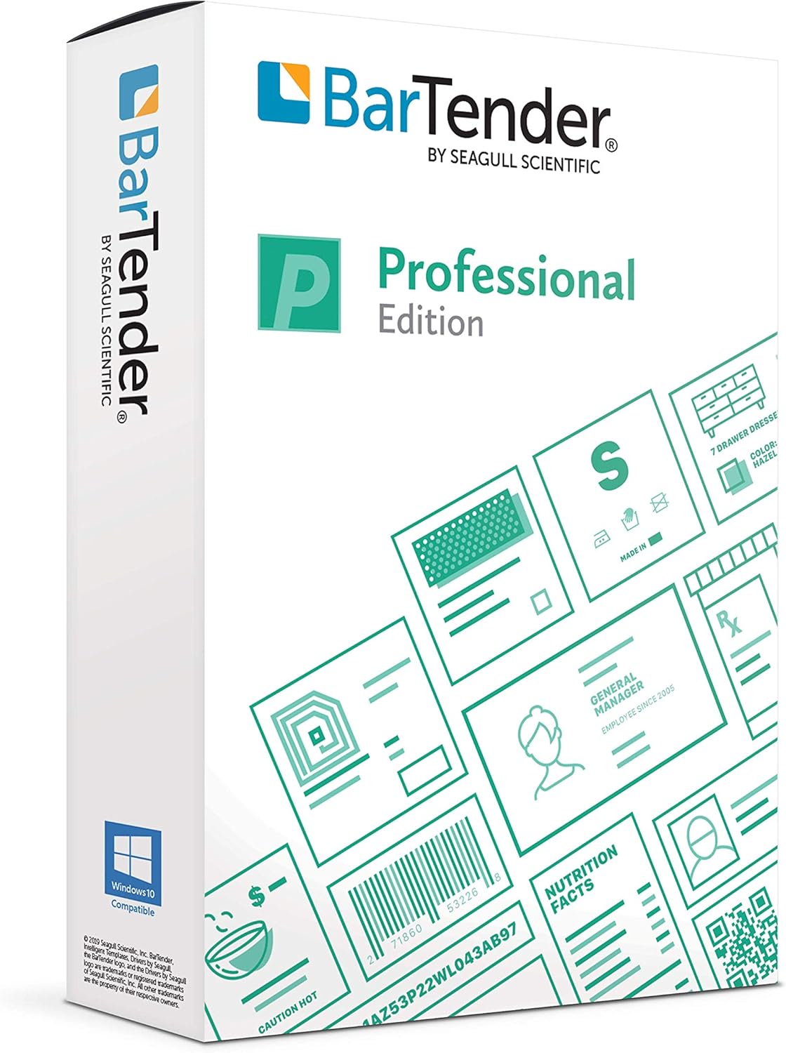 Bartender Software 2021 Professional Edition Application License Z948731