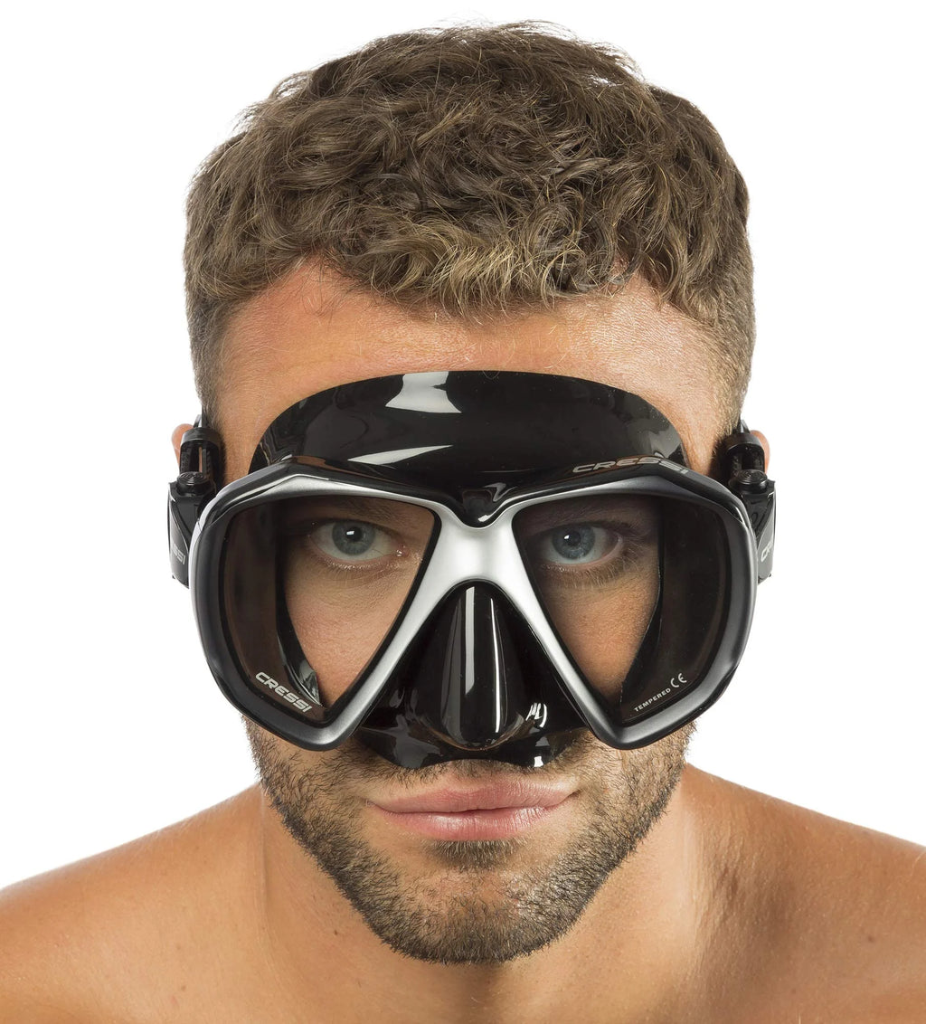 Black Silver Diving Mask Q355