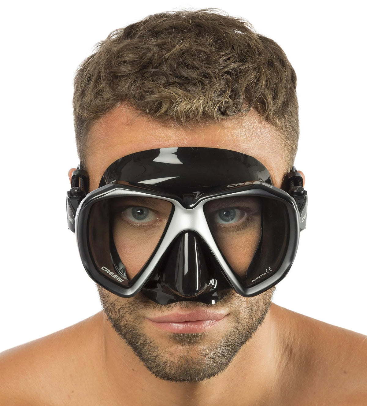 Black Silver Diving Mask Q355