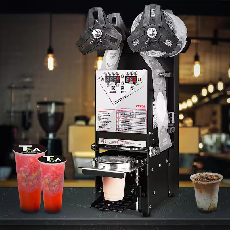 500-650 Cups Automatic Cup Vacuum Sealer with LCD Panel Y112