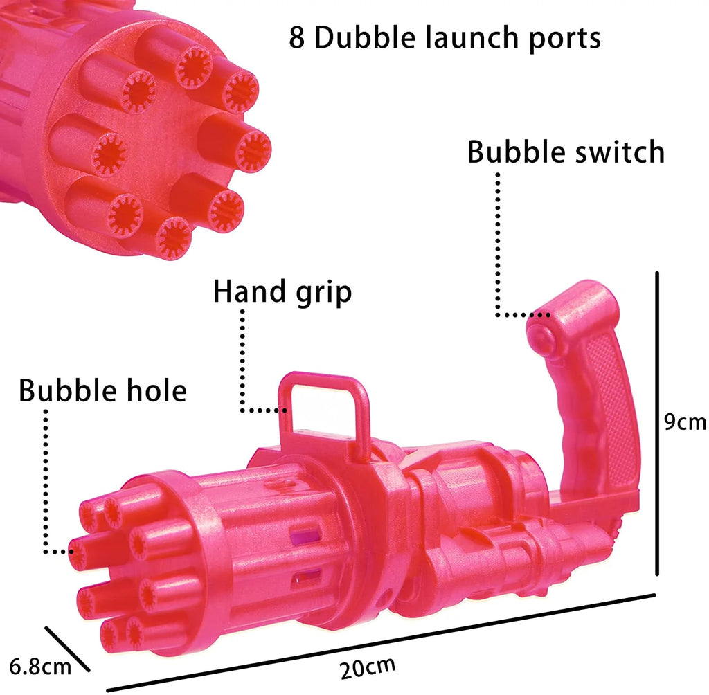 8-Hole Automatic Bubble Maker with 1 Bubble Solution E651312
