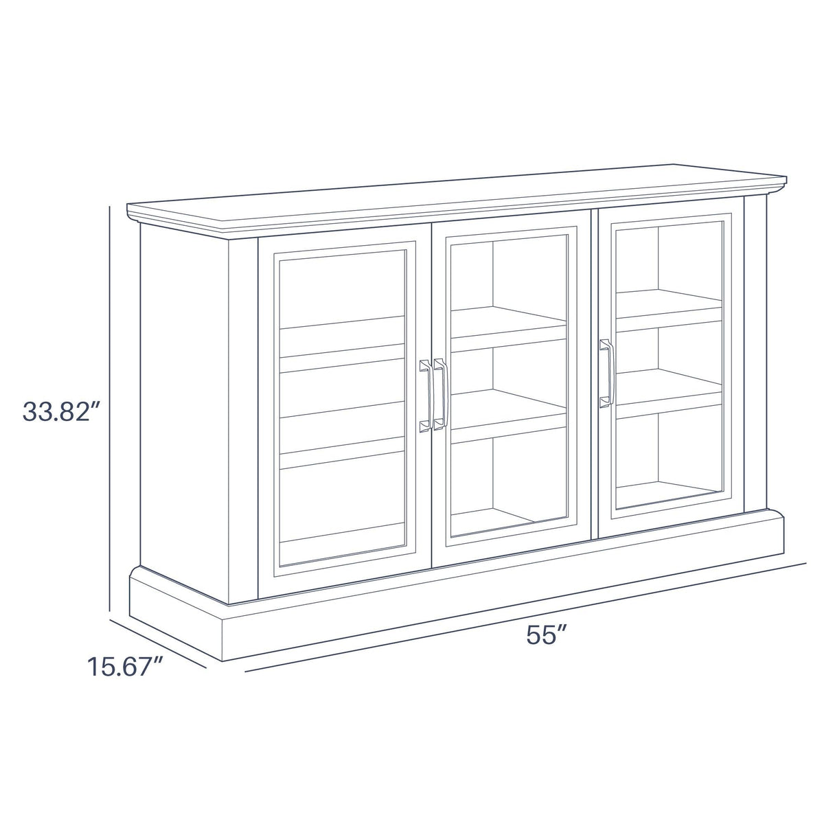 Rustic Grey Wood Sideboard Buffet Cabinet R5880