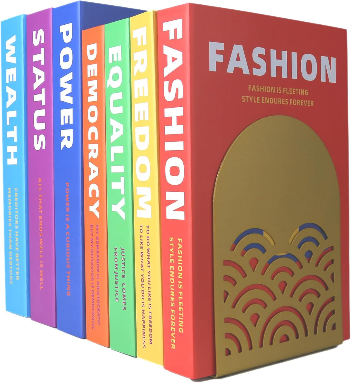 7Pcs Black and White Decorative Books A322607