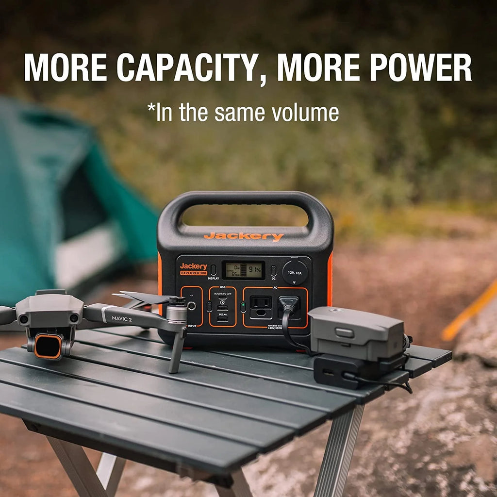 Portable Power Station with Automobile Battery Charging Cable H475646