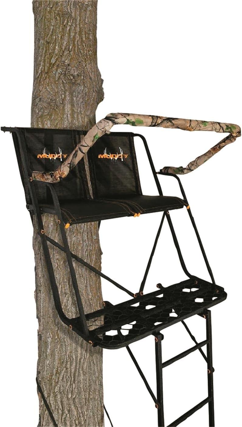 Black 16' 2-Man Ladder Tree Stand B4497