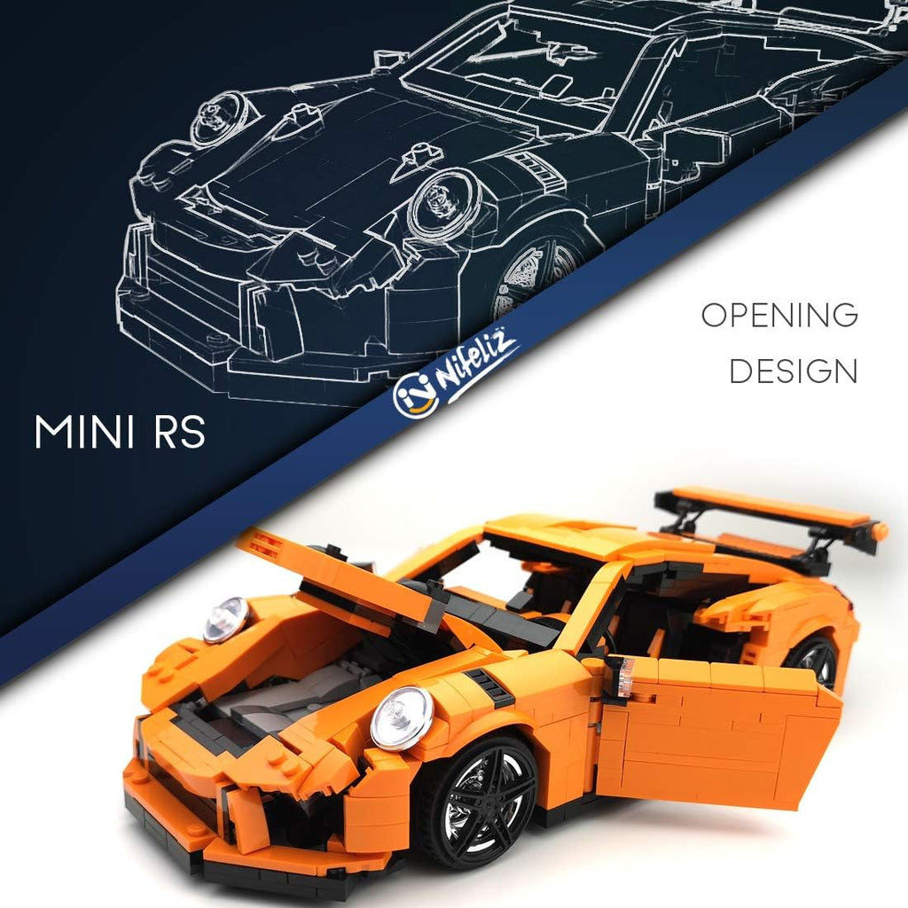 1:14 Scale Sports Car Building Blocks Set 1072 Pcs O70768