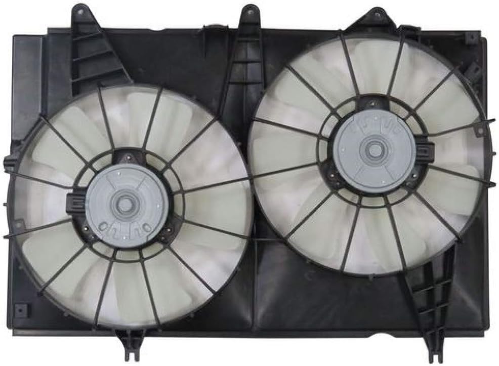Radiator and A/C Condenser Fan Assembly for Cadillac CTS 2003-2007 3.2L N64737