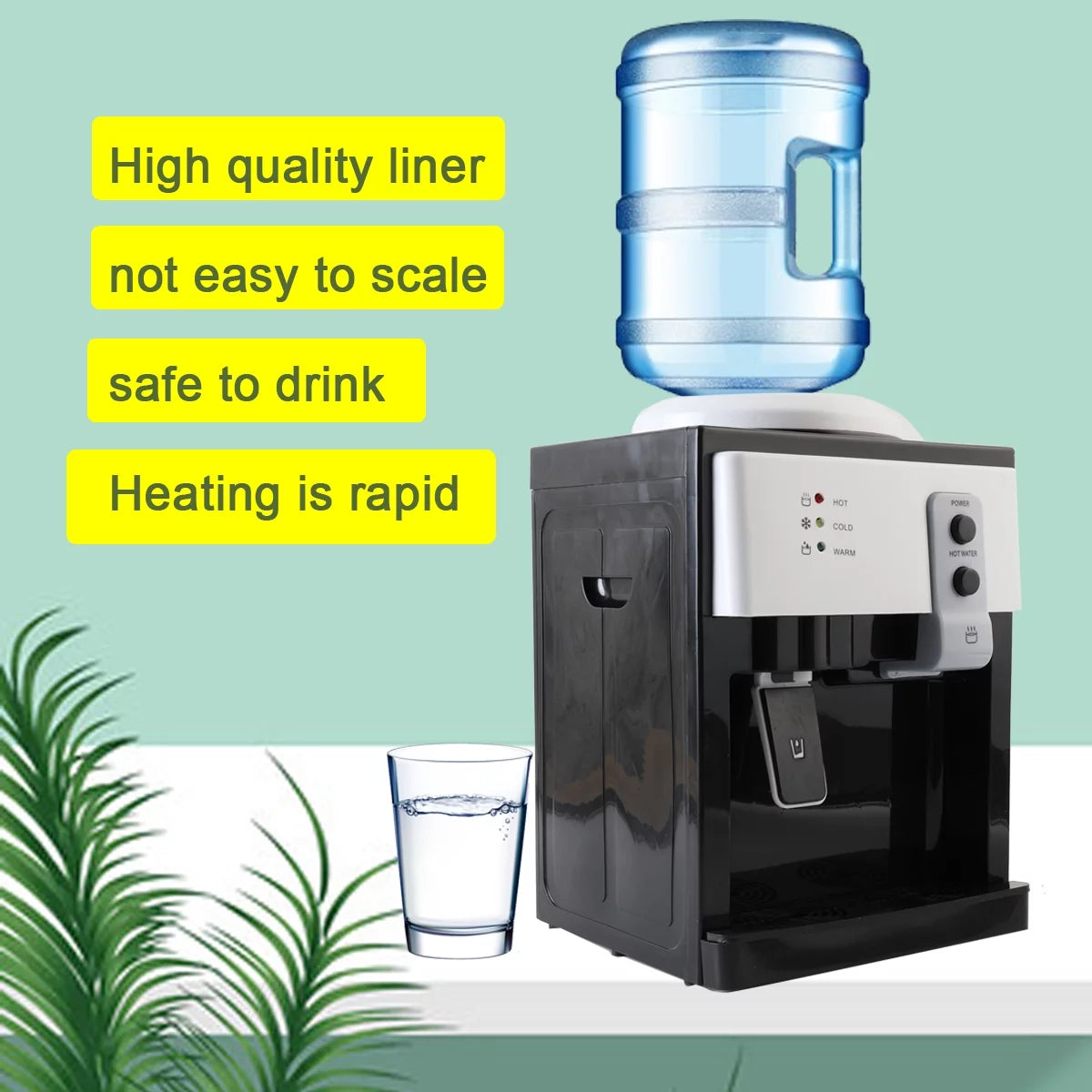 500W Electric Hot Cold Water Cooler Dispenser T5644
