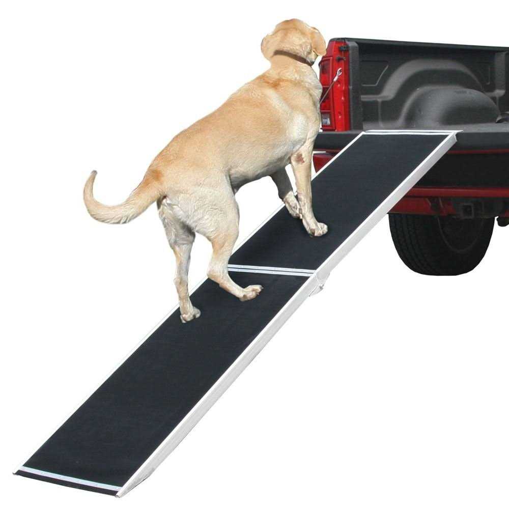 7 ft. Lightweight Extra Wide Folding Aluminum Pet Ramp W8557