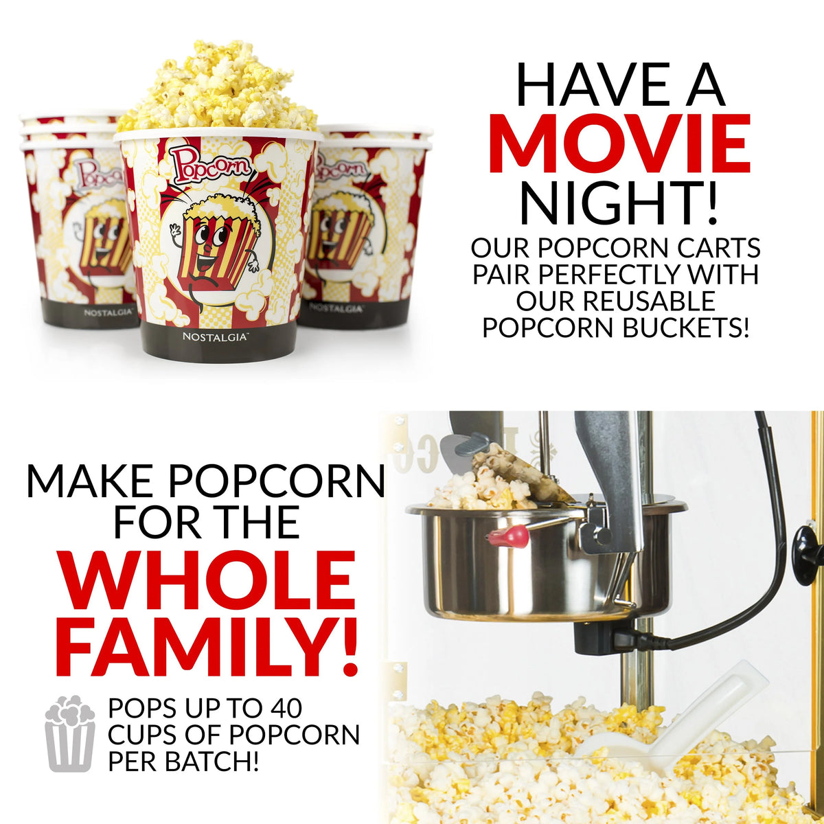 10-Ounce Popcorn & Concession Cart K472360