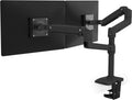 White Tall Pole Dual Monitor Arm A444673