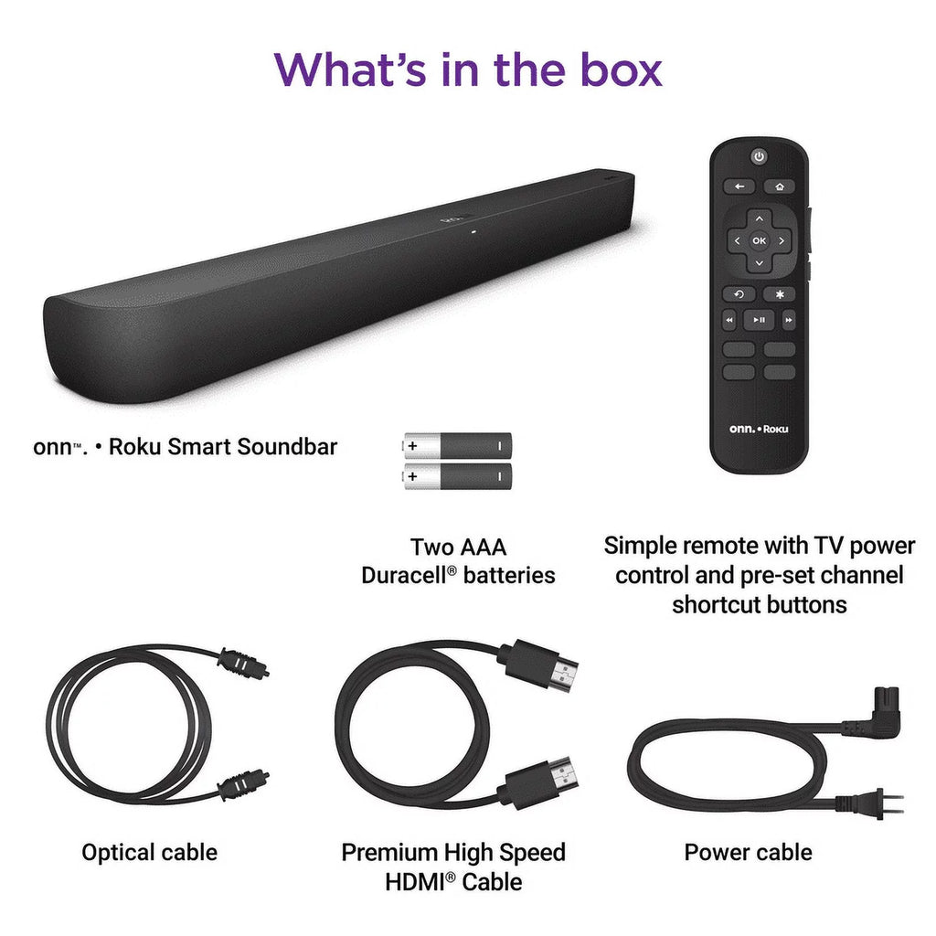 Smart Soundbar with Built-in 4K Streaming Media Player X6578