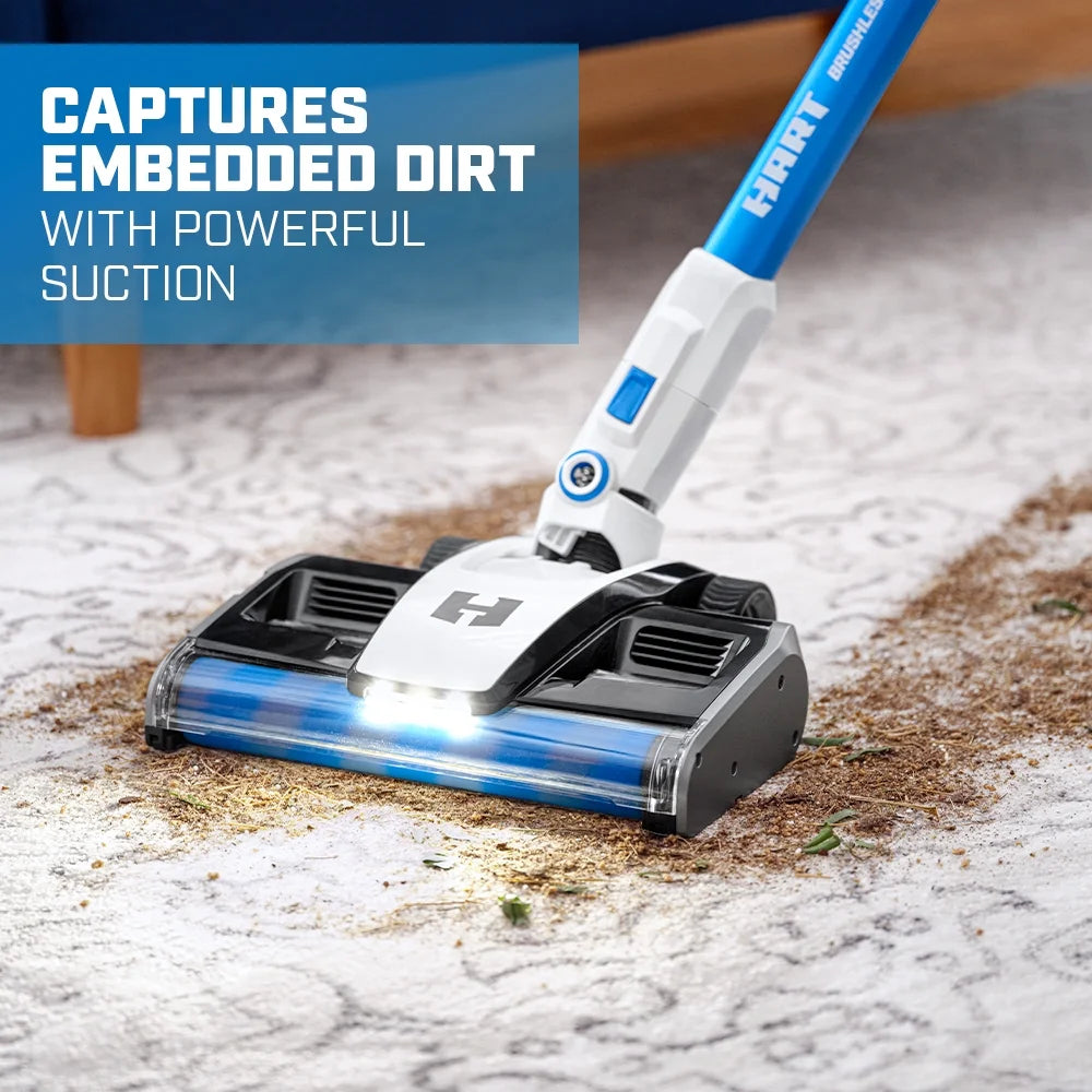 20-Volt Dual Brushroll Stick Vacuum Kit with 4.0 Ah Lithium-Ion Battery E2740