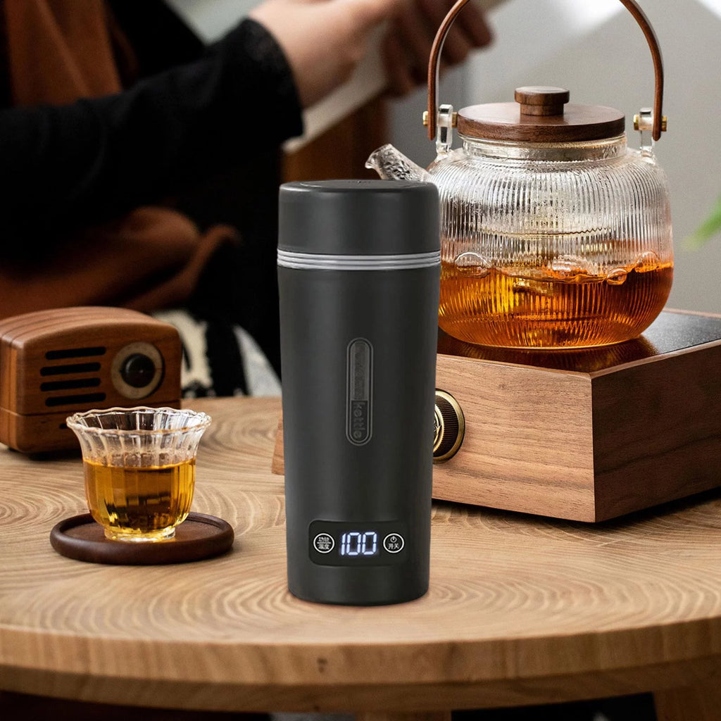 350ml Portable Electric Kettle Auto Shut Off Black R30335