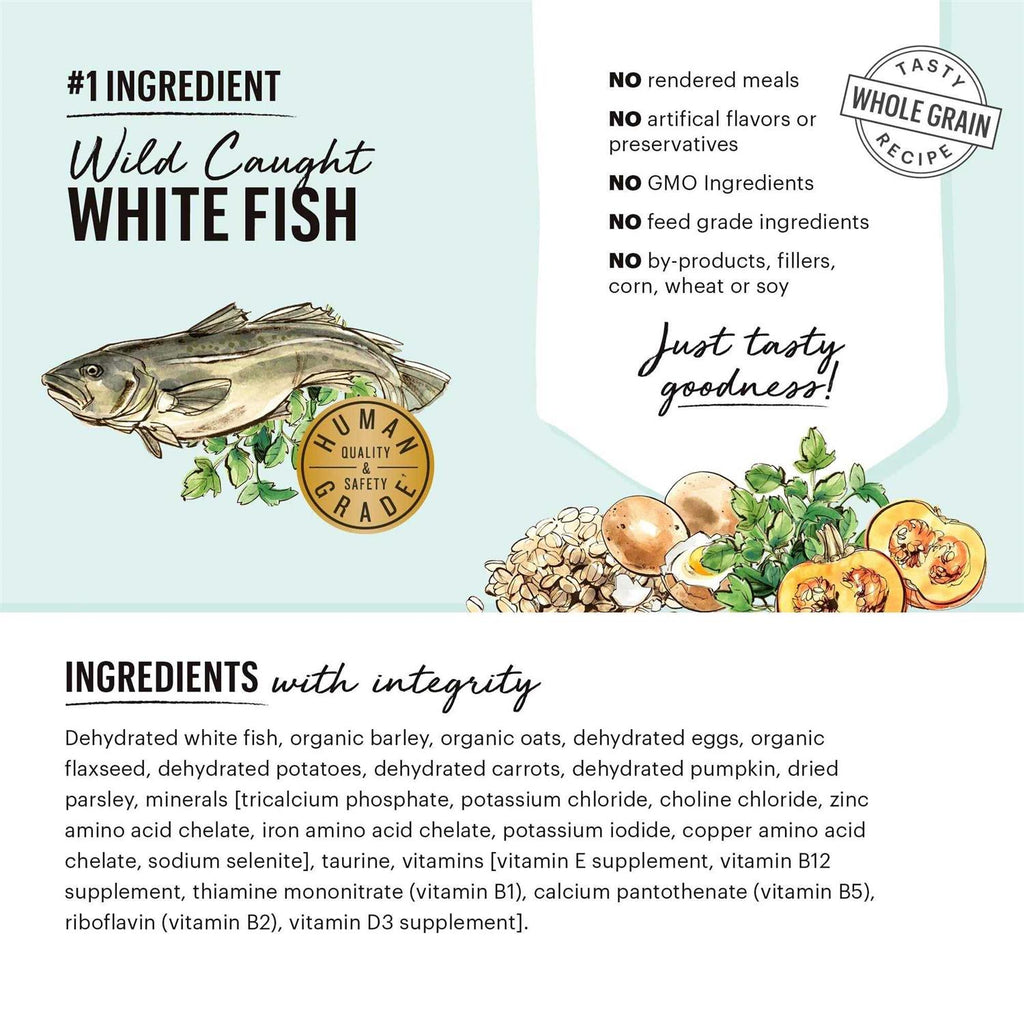 Whole Grain Fish & Oat Dehydrated Dog Food L3529