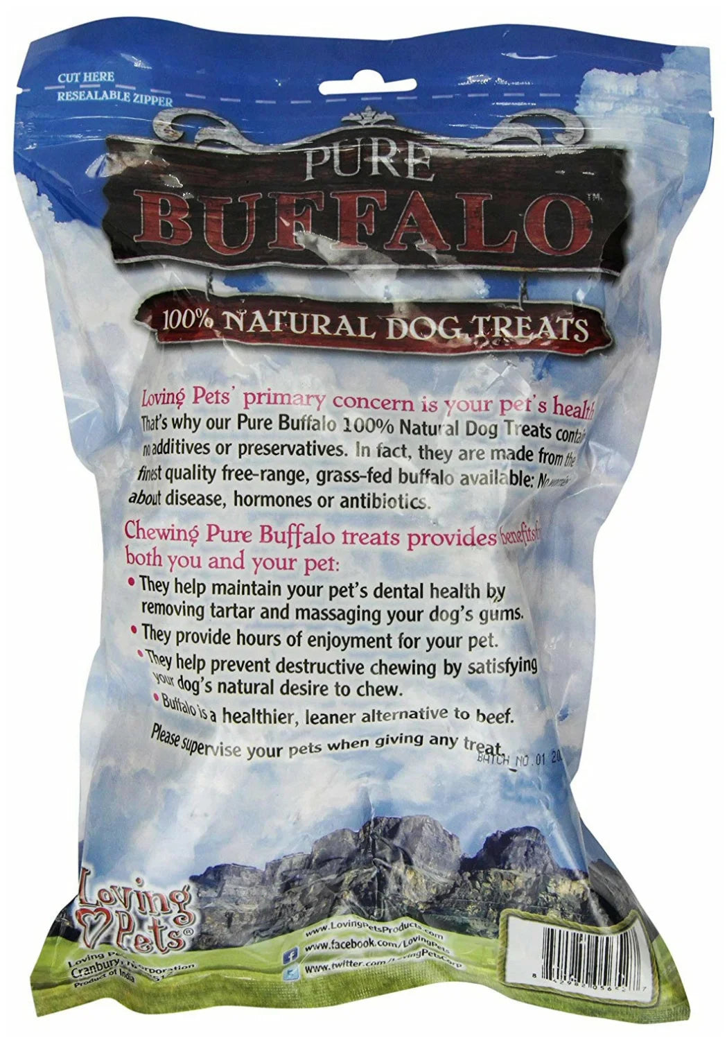 Buffalo Meaty Femur Knuckle Dog Treat 2/Pkg D8595