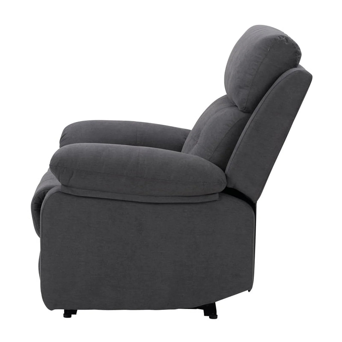 Dark Gray Fabric Manual Recliner P13641