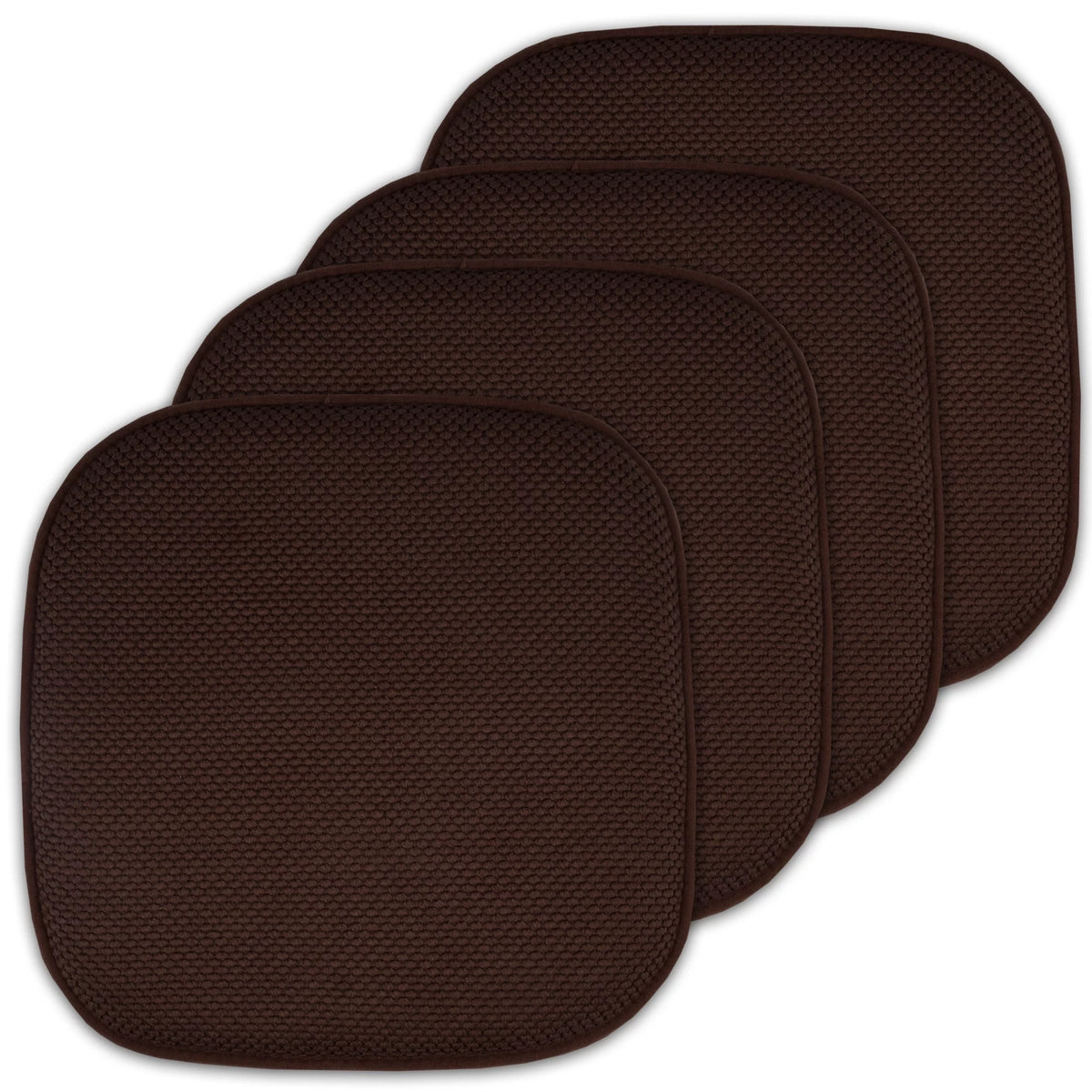 Memory Foam Non-Slip Chair Seat Cushion Pad 4 Pack A672