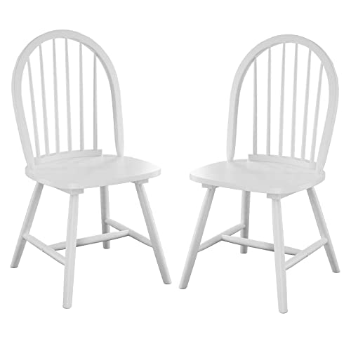 Black Wood Spindle Back Dining Chairs Set of 2 G242687