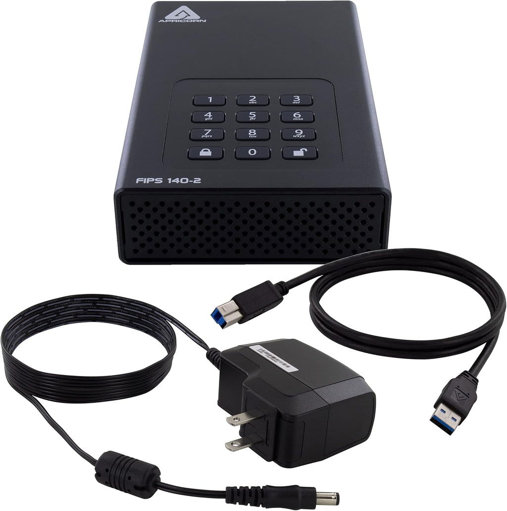 256-Bit Encrypted Hard Drive T66923