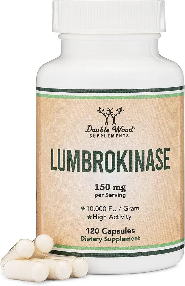120 Capsules Lumbrokinase Enzymes Supplement Y3529