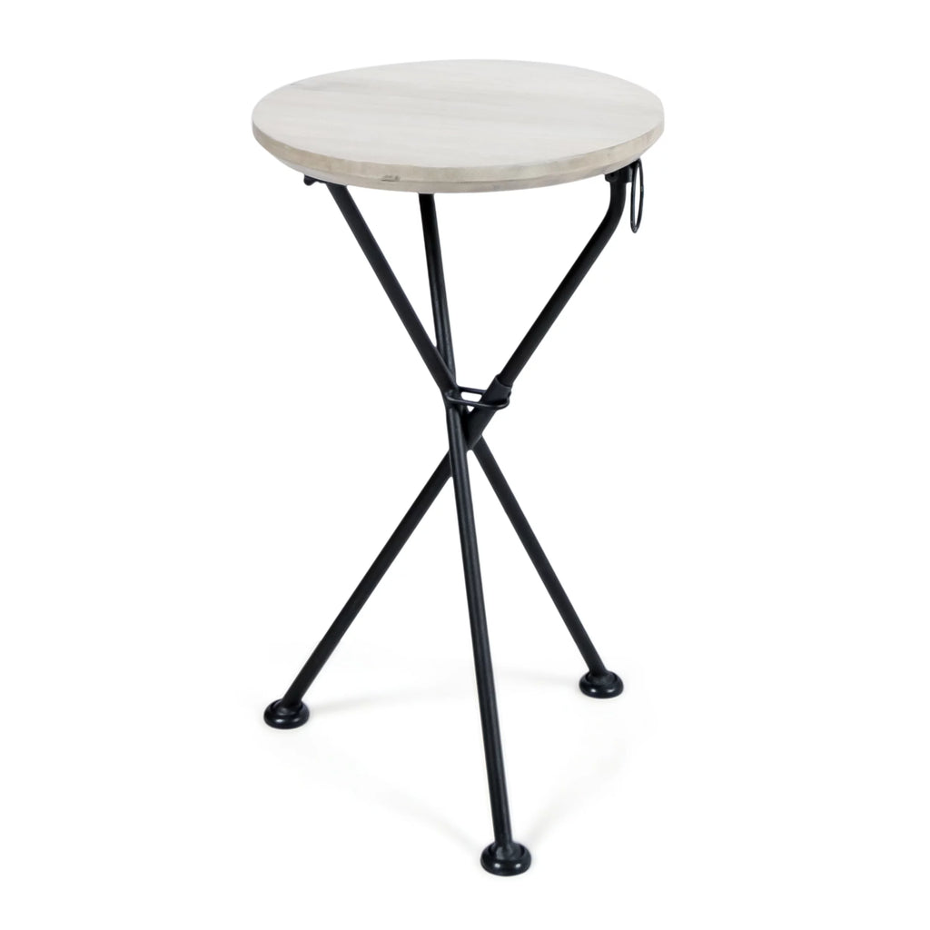 Portable Acacia Wood Side Table G877