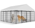 6.6 x 6.6 x 6.4 ft Outdoor Dog Kennel with Roof N372